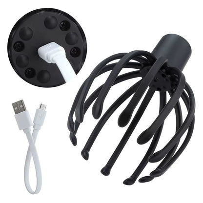 Revitalize Your Scalp with the Electric Octopus Claw Massager - Ultimate Stress Relief and Hair Stimulation Tool