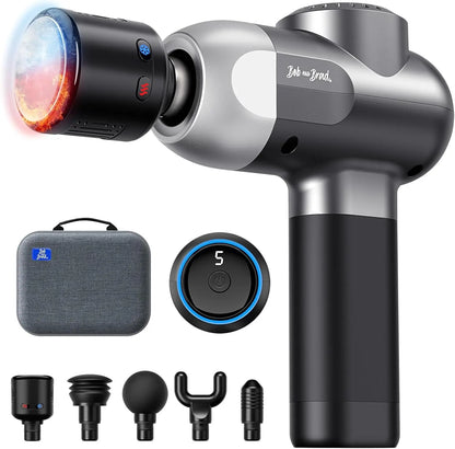 Pistolet de Massage C2 Pro avec Thérapie Par le Chaud et le Froid - Soulagement Musculaire Optimal pour le Gymnase, la Maison et la Récupération