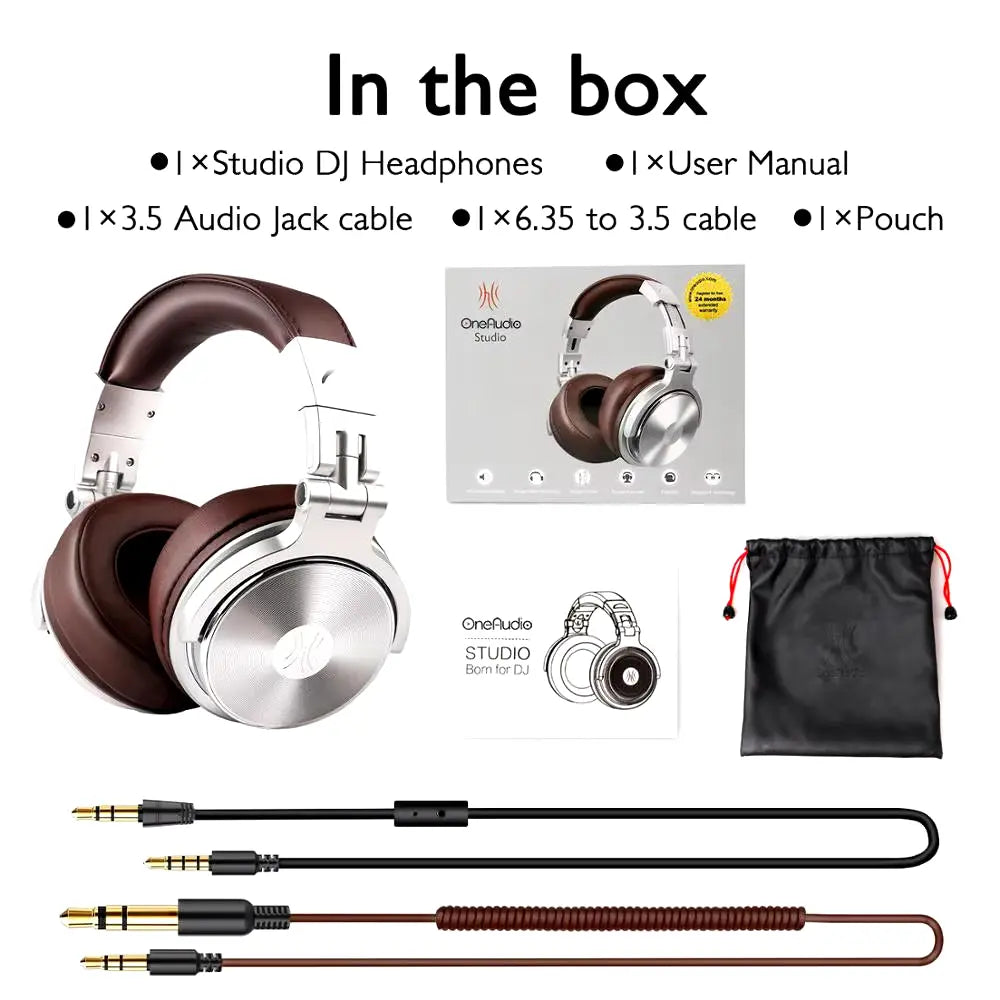 Experience Unmatched Sound Quality with Pro 30 Professional Studio DJ Headphones - Foldable, Wired with Microphone for Gaming and Music Enthusiasts