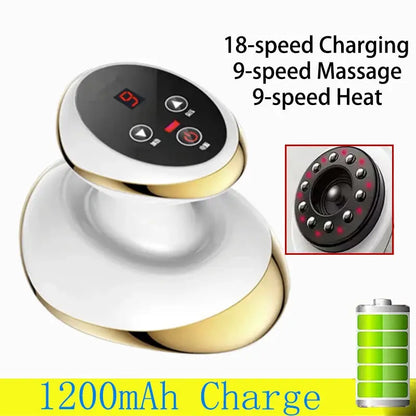Transform Your Body with the Home Electric Guasha Scraping Massage Cupping Body Massager - Vacuum Suction & Heating for Fat Burning and Cellulite Reduction