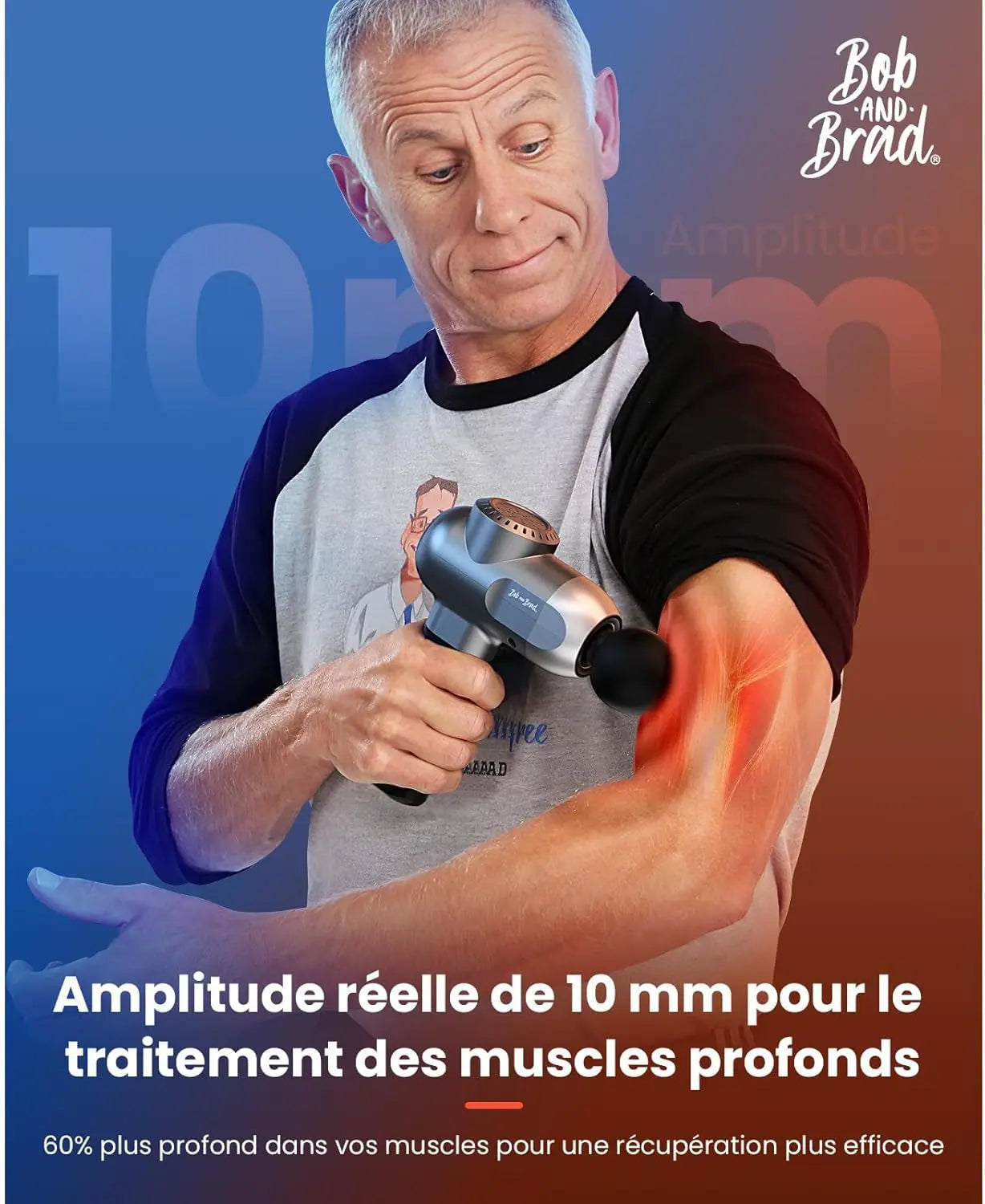 Pistolet de Massage C2 Pro avec Thérapie Par le Chaud et le Froid - Soulagement Musculaire Optimal pour le Gymnase, la Maison et la Récupération