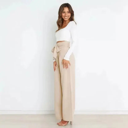 2025 Fall Winter New Fashion Women'S Casual Trousers Wide-Leg Pants Elegant Commuter Pants Y2K Woman Clothing